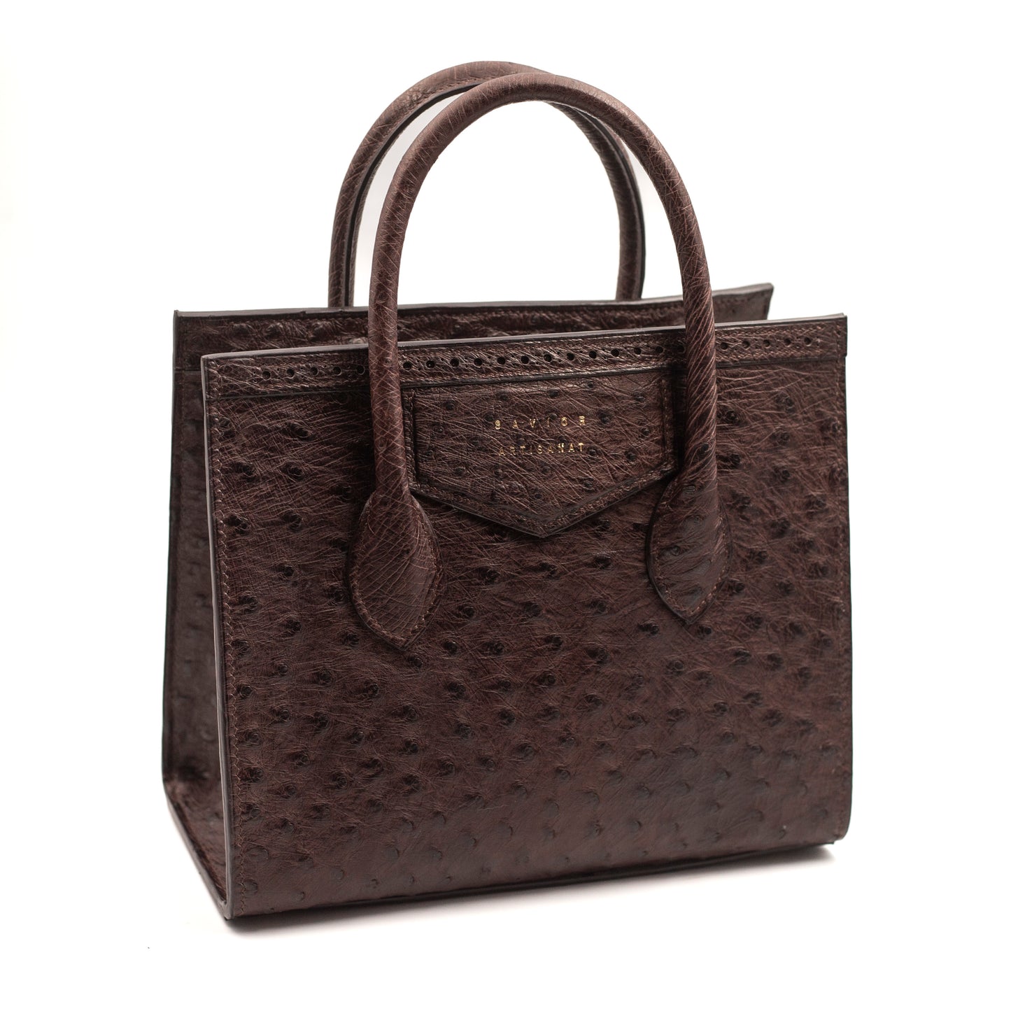 Ostrich 26 Brogue Crossbody