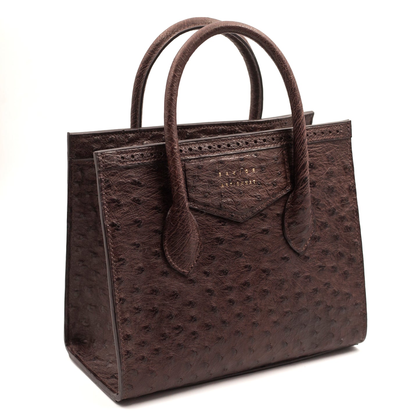 Ostrich 26 Brogue Crossbody