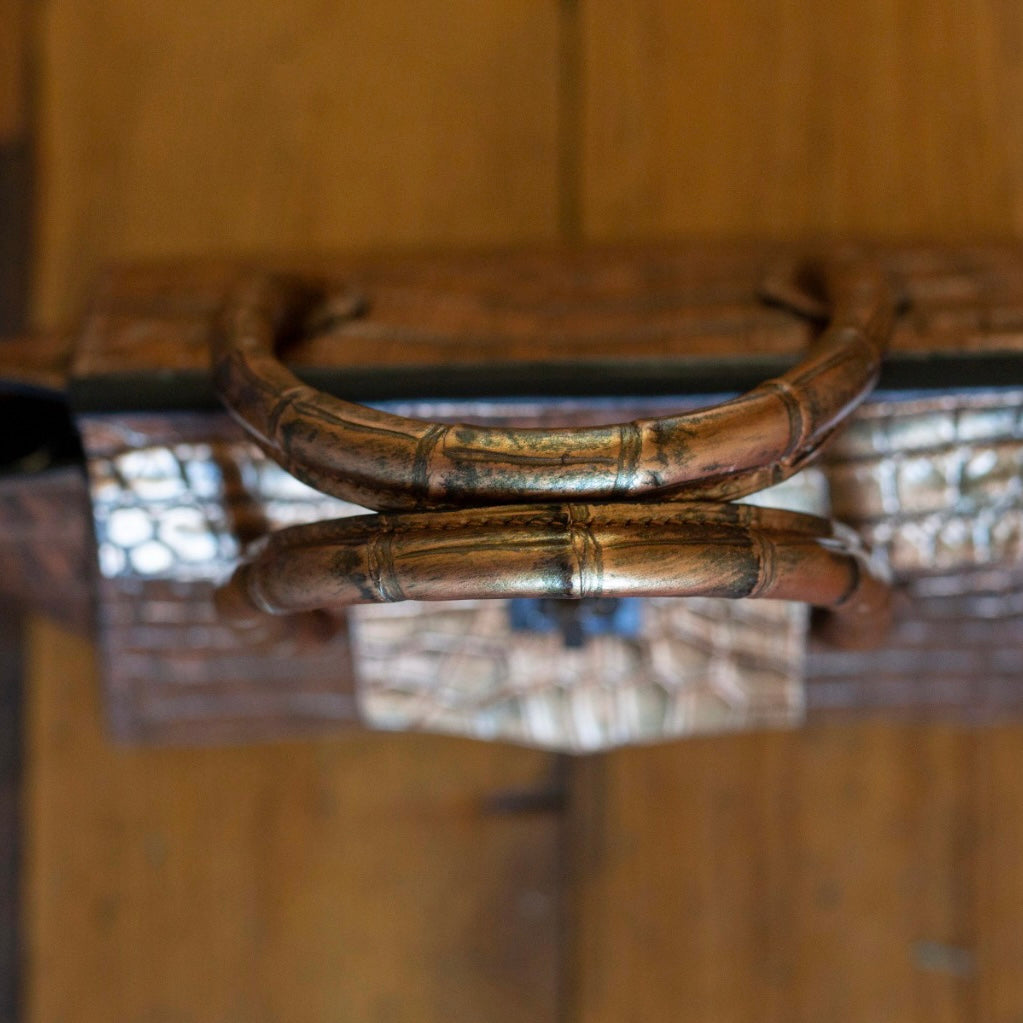 Mini Crocodile Dream Brogue (Crossbody)