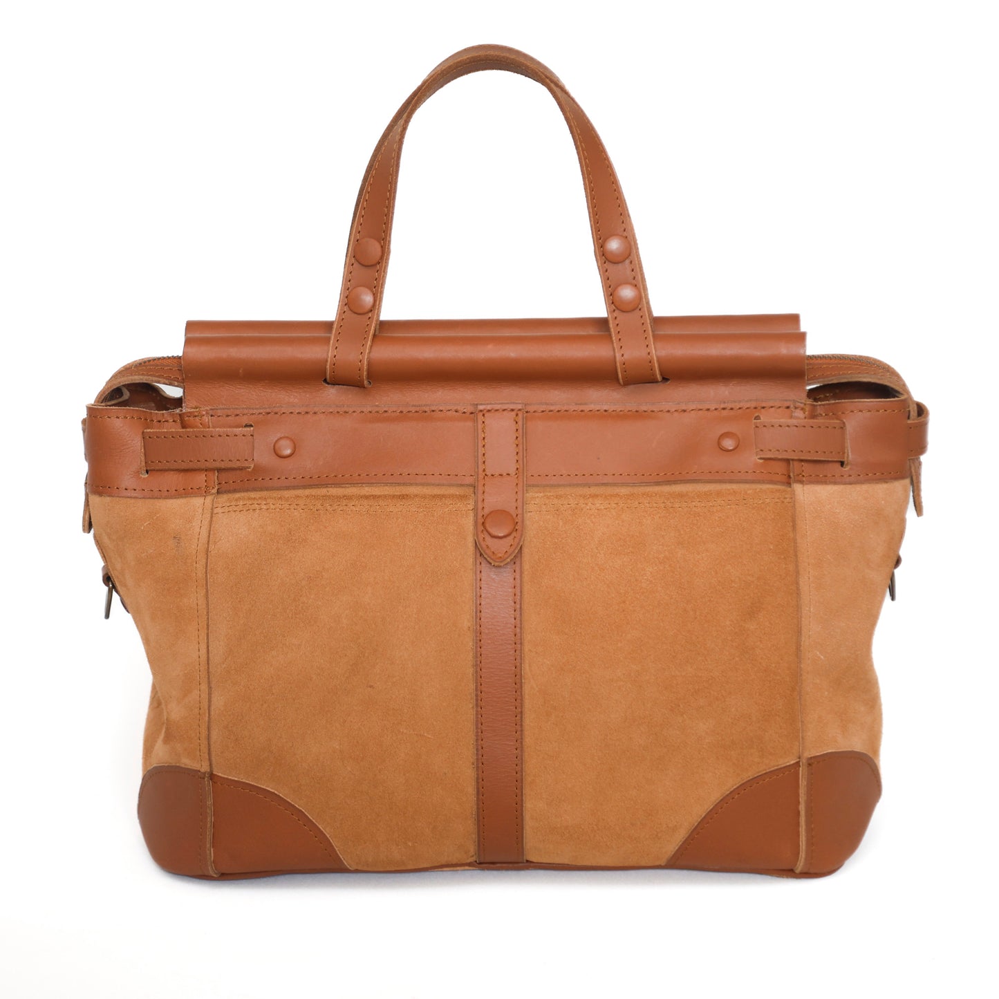 The Manick Suede/Leather Utility Bag