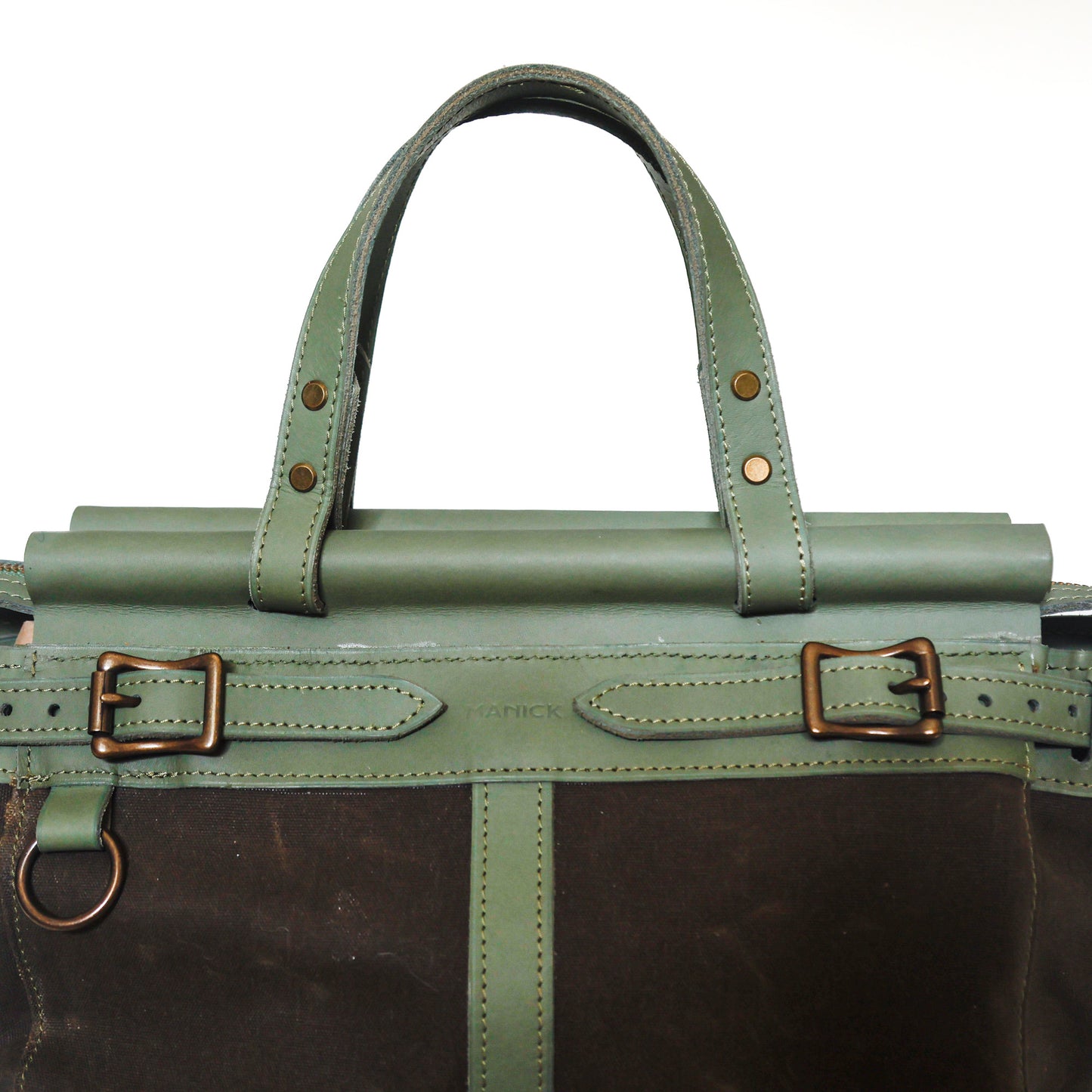 The Manick Canvas/Leather Utility Bag