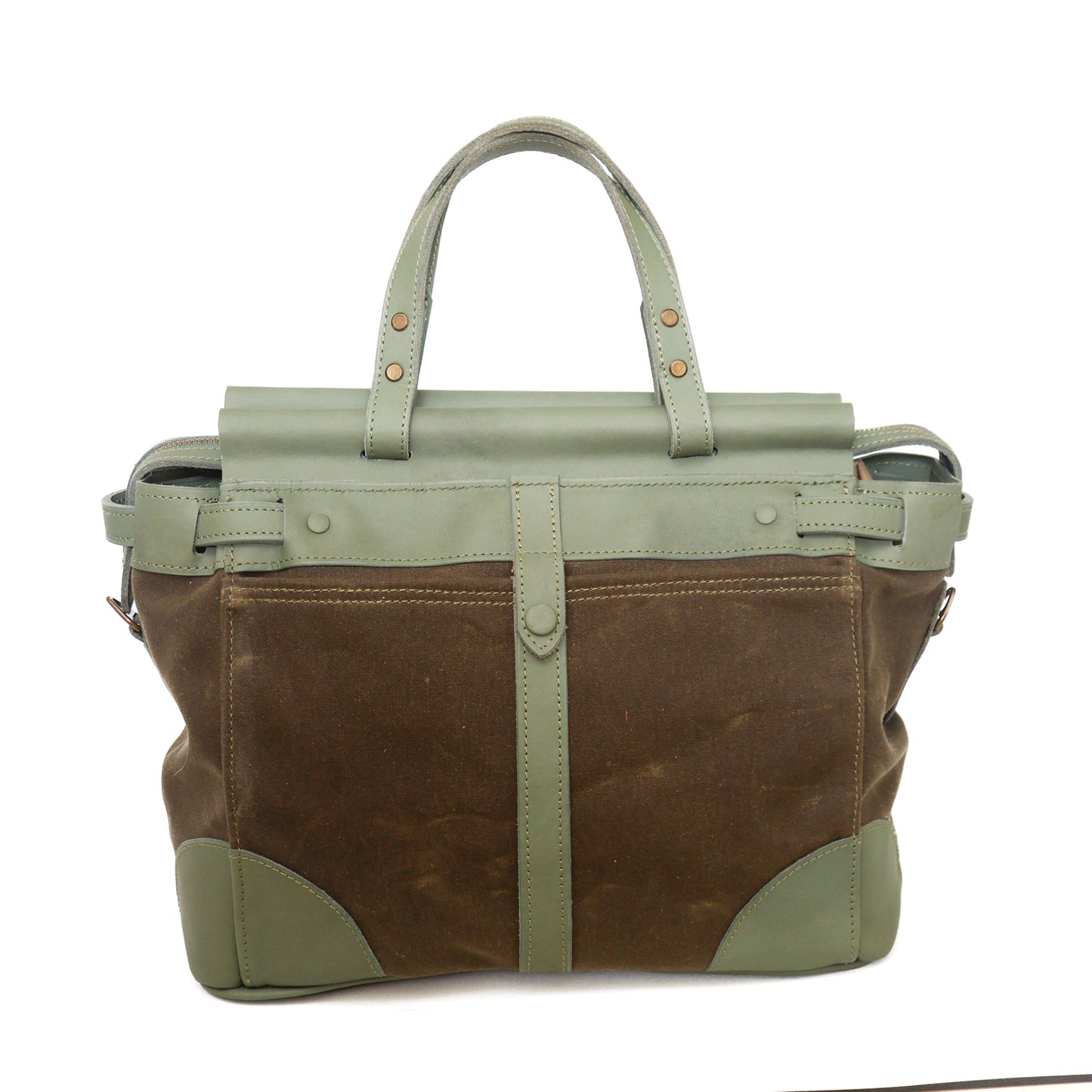The Manick Canvas/Leather Utility Bag