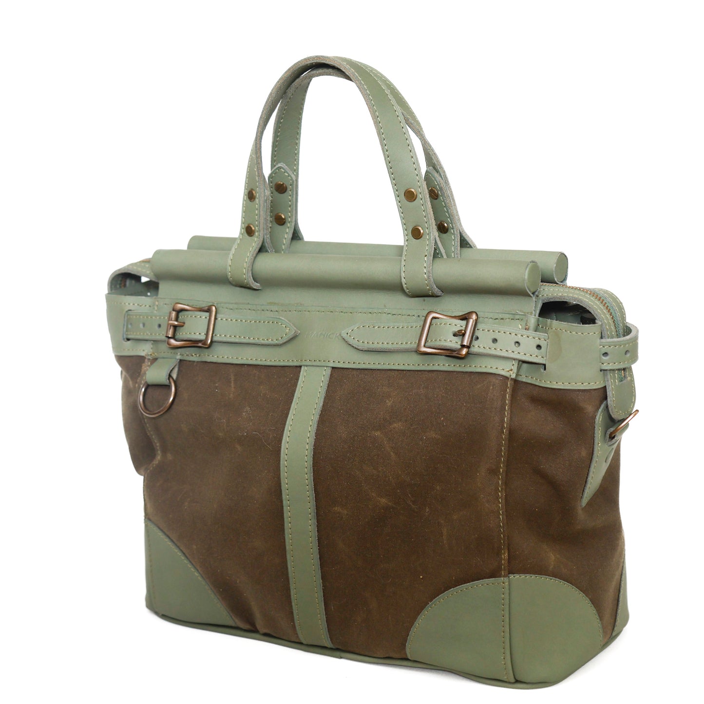 The Manick Canvas/Leather Utility Bag
