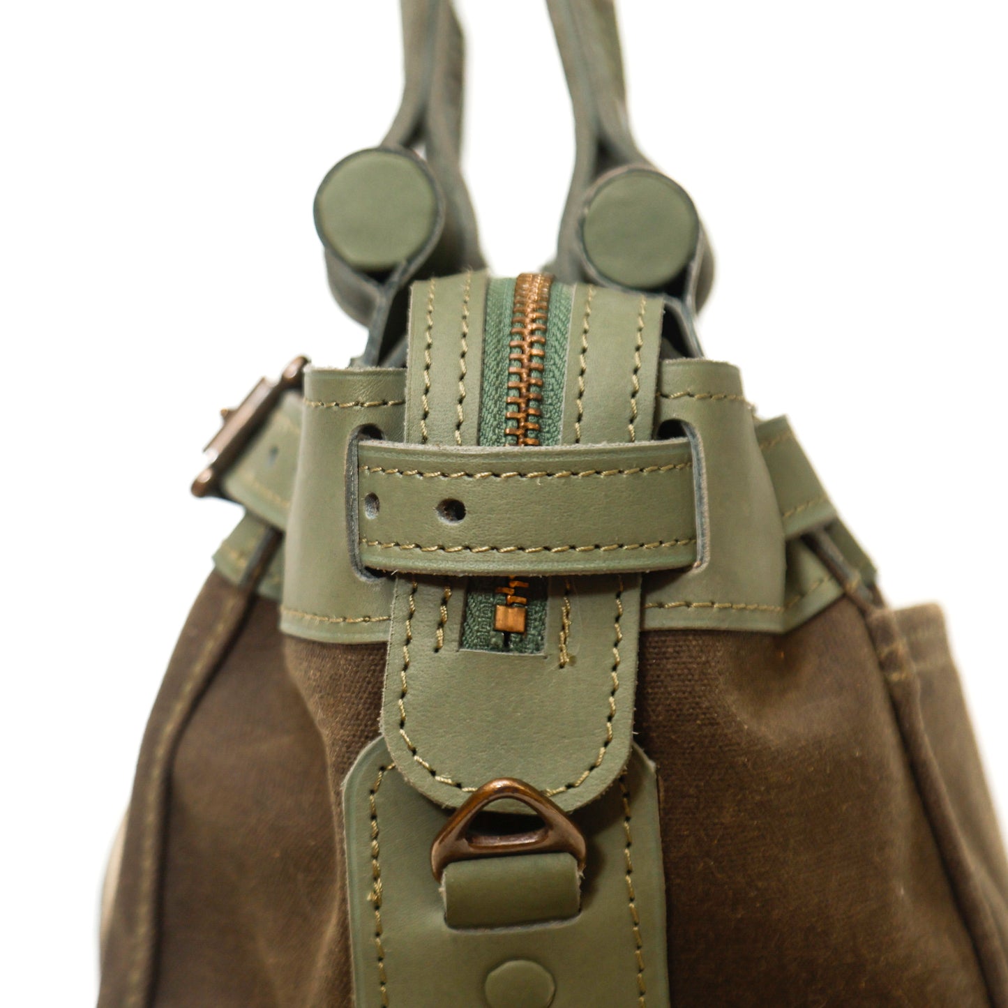 The Manick Canvas/Leather Utility Bag