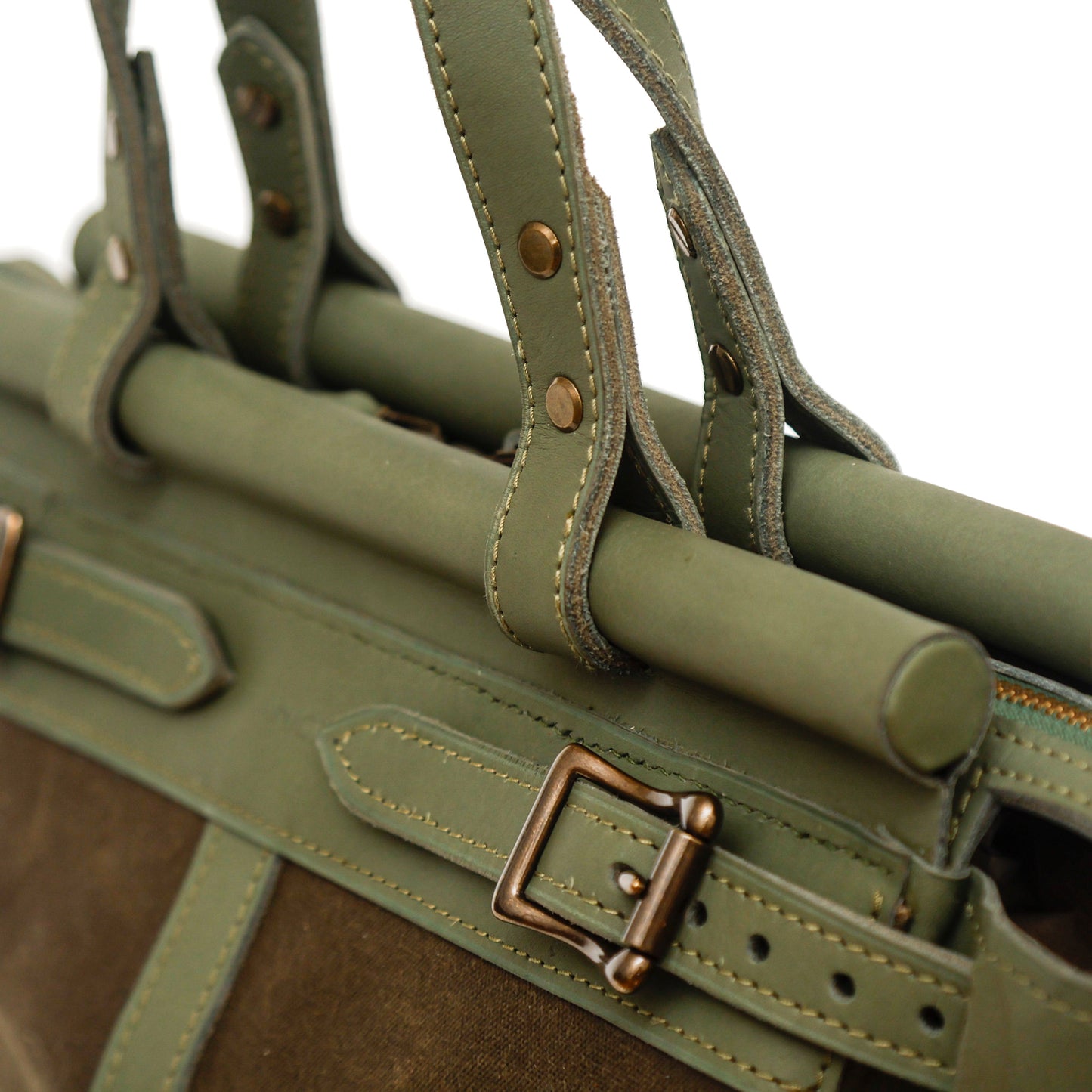 The Manick Canvas/Leather Utility Bag